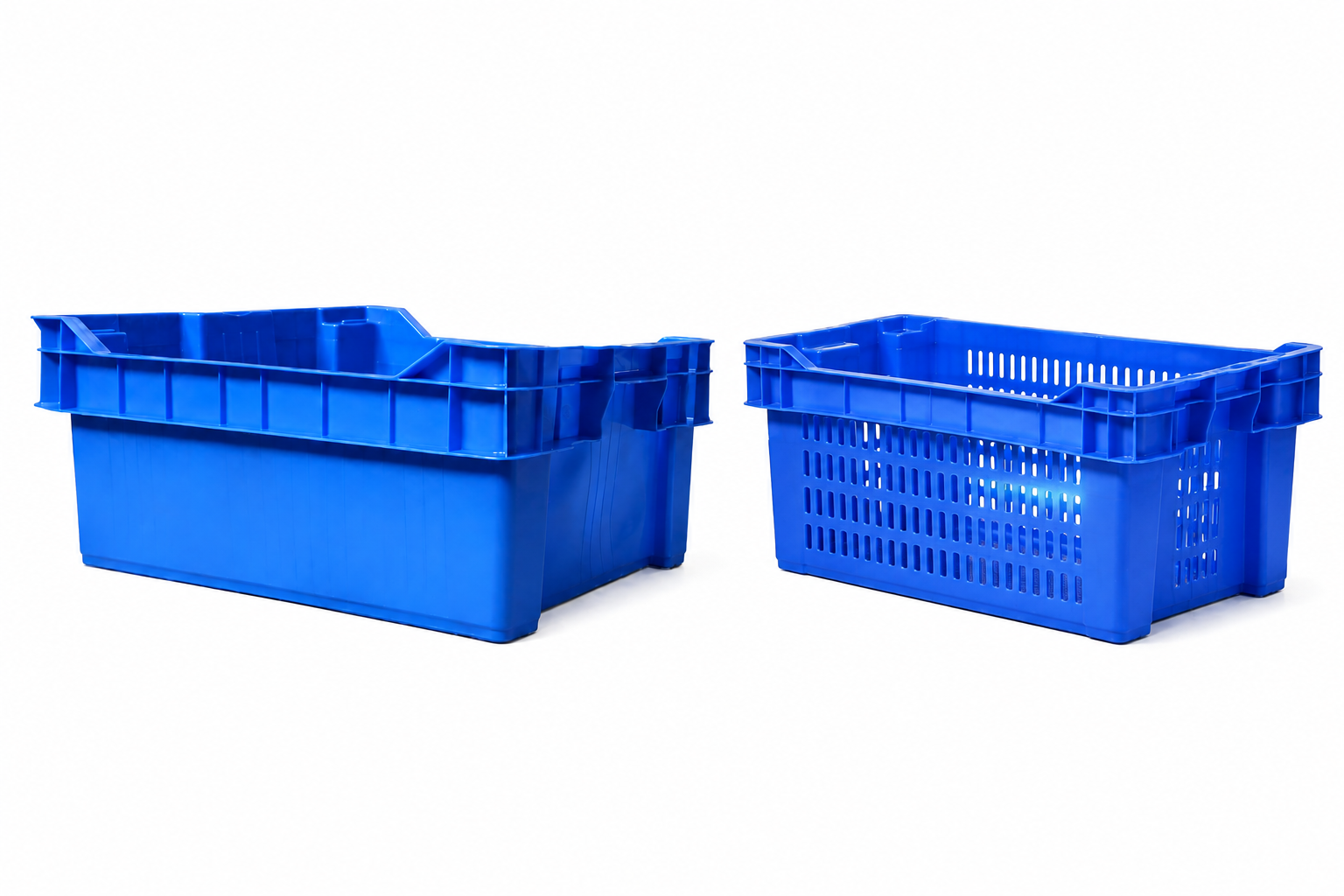 Cajas plásticas cerradas vs. ventiladas de 46 litros: ¿cuál elegir para tu negocio?