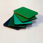 Panel ACM Verde - Mate 1,22m X 2,44m 3mm Interior | Wenel