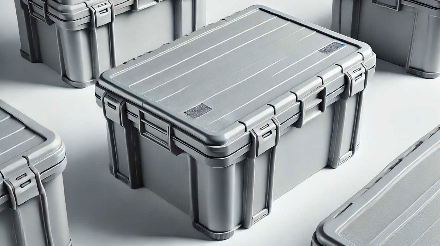 Cajas con tapa para procesos cerrados o mercadería sensible