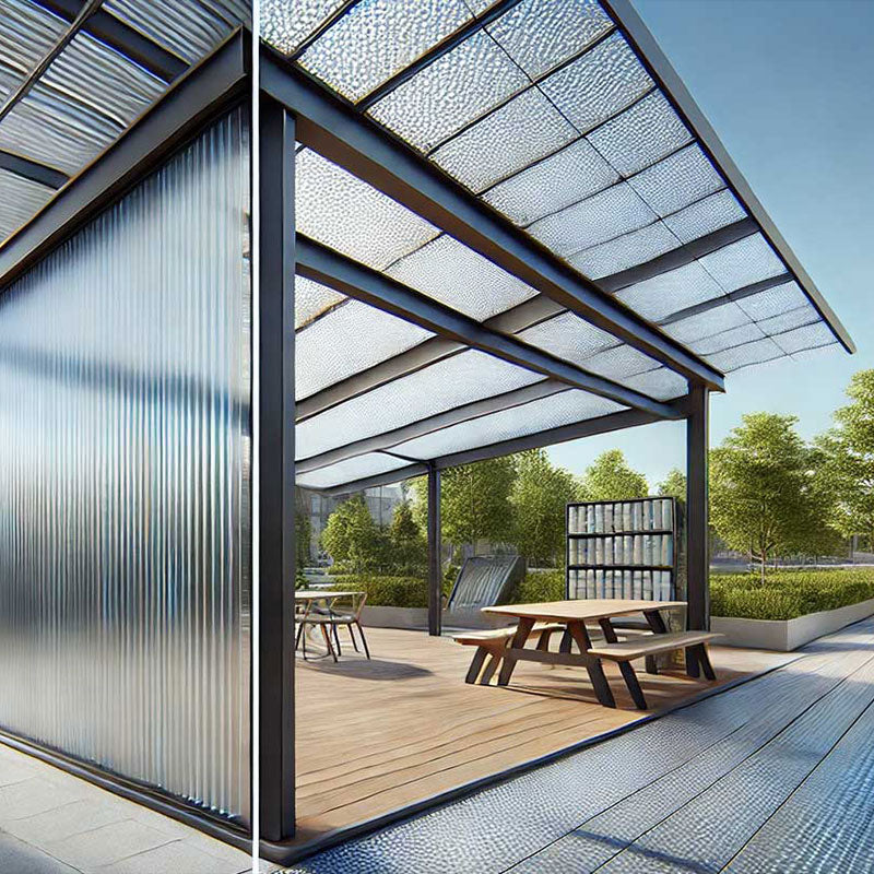 Policarbonato alveolar para techos y cubiertas