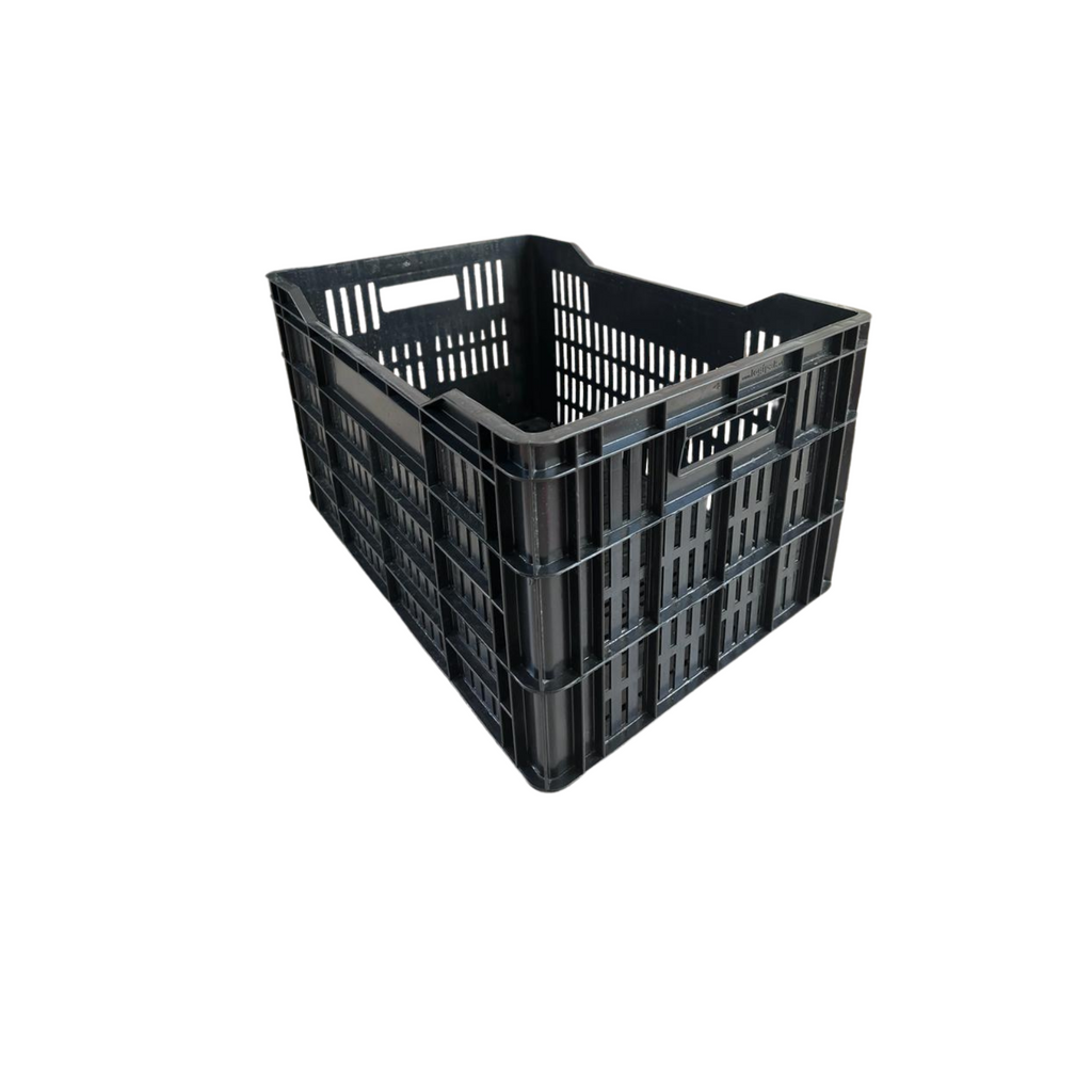 Caja Plástica Ranurado y Apilable 58 L
