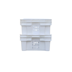 Caja Ranurada Blanca 46 L - Apta para Alimentos y Anidable | Wenel