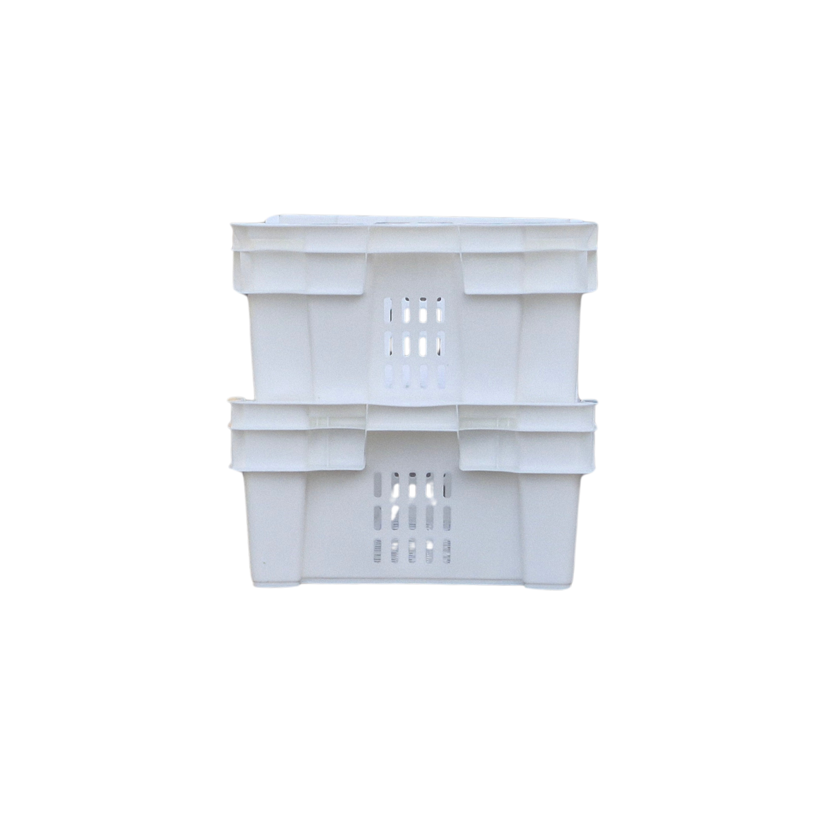 Caja Ranurada Blanca 46 L - Apta para Alimentos y Anidable | Wenel