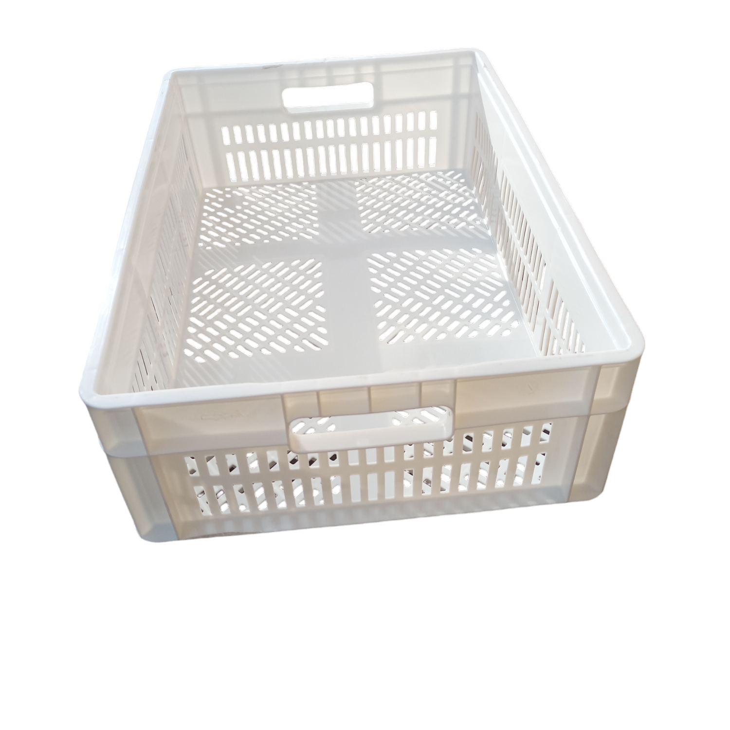 Caja Plástica Ranurada 31 L - Modelo Pollero Apilable | Wenel