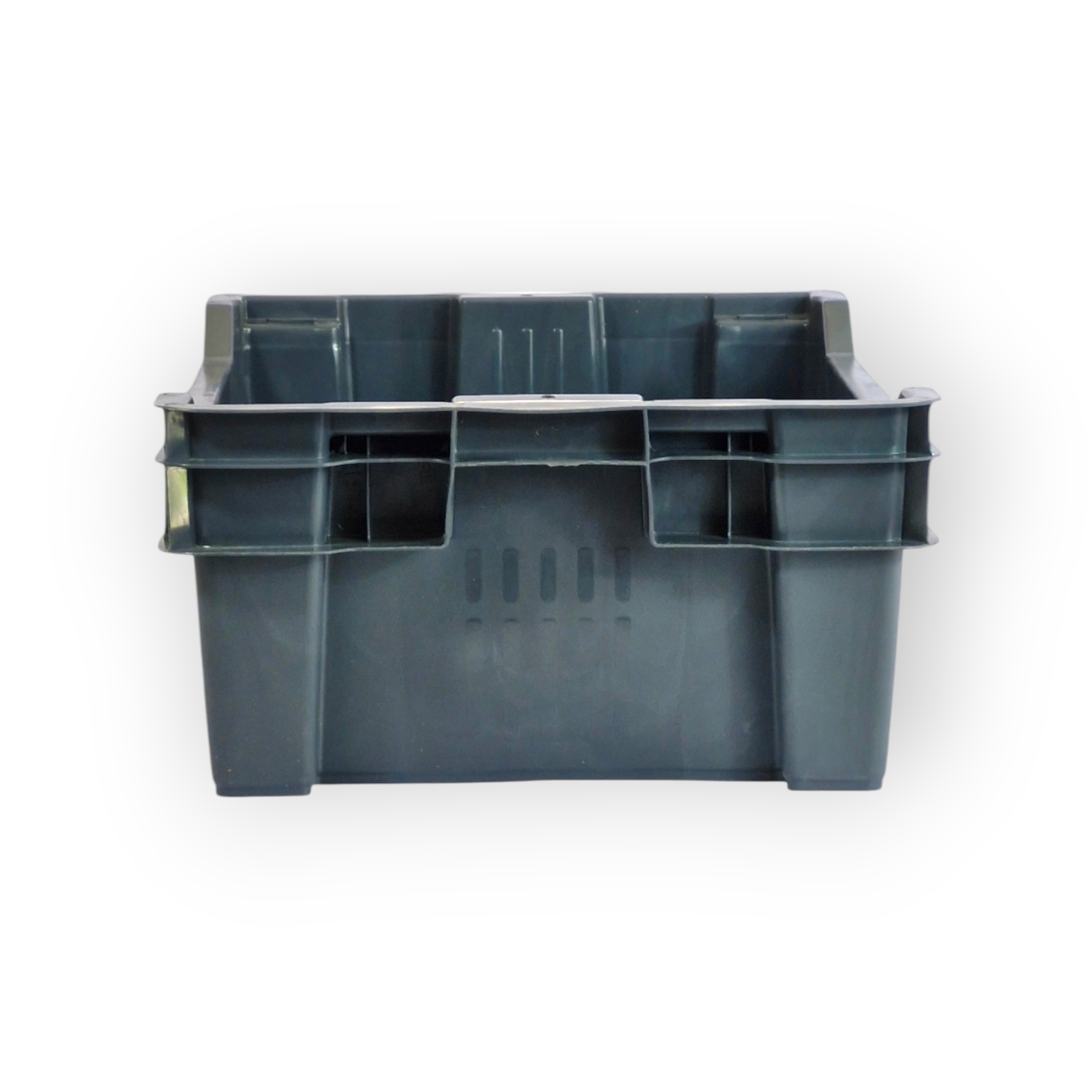 Caja Anidable y Apilable Lisa Negra 46 L | Wenel
