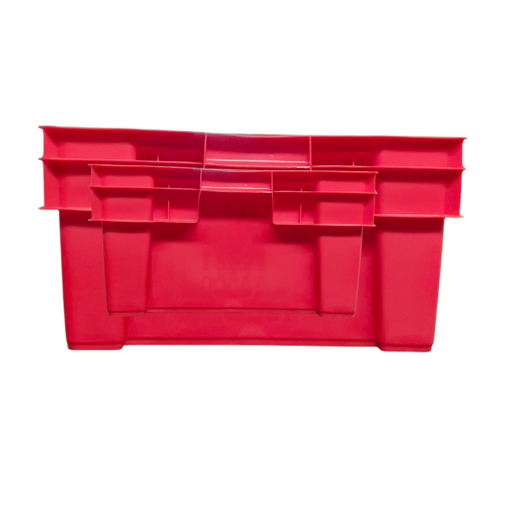 Caja Plástica Anidable y Apilable 46 L | Wenel