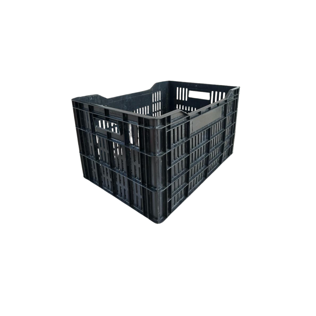 Caja Plástica Ranurada y Apilable 58 L | Wenel