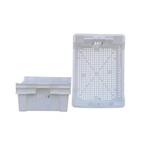 Caja Ranurada Blanca 46Litros – Apta para Alimentos y Anidable